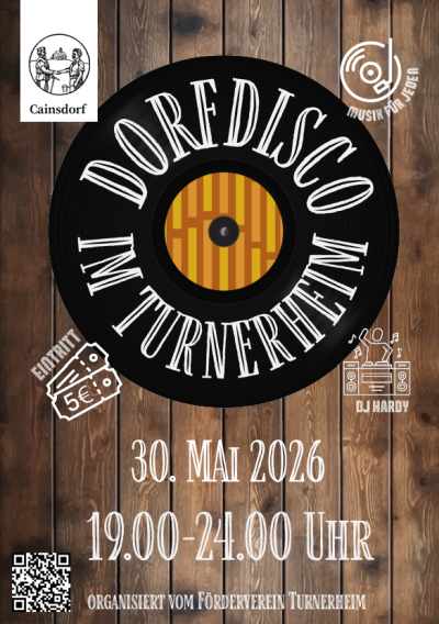 Plakat Dorfdisko x400